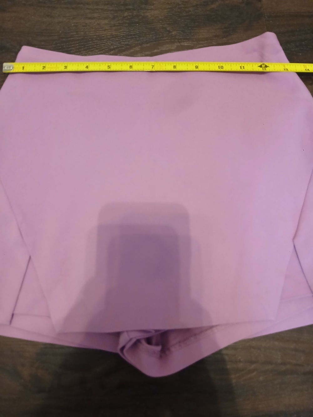 Lilac Mini Skirt with Front Slits - Women - Picture 8 of 9